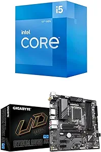 Intel Core i5-12400 + GIGABYTE B760M DS3H AX Motherboard - $529.99