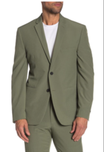 Perry Ellis Green Solid Very Slim Fit Performance Tech Suit Jacket Size ... - £47.85 GBP