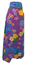 Roundy Bay Hawaiian Print Beach Cover Sarong One Size Pineapples Ukuleles 52x41&quot; - £15.55 GBP