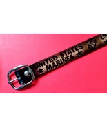 USMC MARINES Leather Belt &amp;  Buckle (28&quot;-54&quot; waist) New FAST DELIVERY! - $47.72 CAD