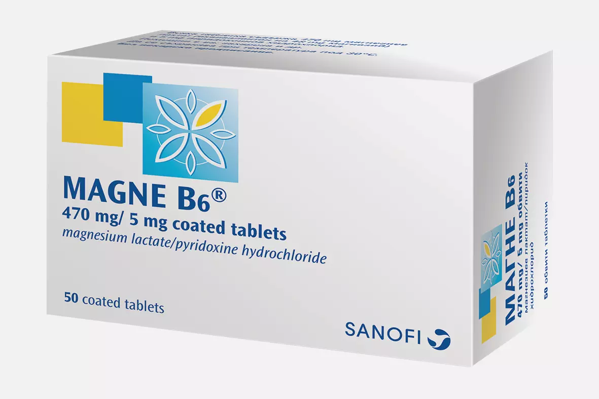 3 PACK MAGNE B6 Magnesium Vitamins B6 Fatigue Stress Magnesium Deficiency - $68.89