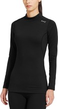 Baleaf Women&#39;S Fleece Tops Thermal Fleece Shirts Running Workout Warm Cold - £32.31 GBP