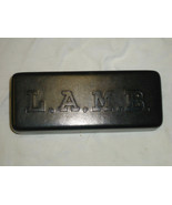 L.A.M.B. black hard eyeglass case with cloth   Logo on both   NEW - $18.94 CAD