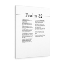  Psalm 32 Be Glad In The Lord White Bible Chapter Canvas Christi - $75.99+