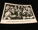 Press Kit Photo Pierre Dorge &amp; New Jungle Orchestra 8x10 Black&amp;White Glossy - £9.38 GBP