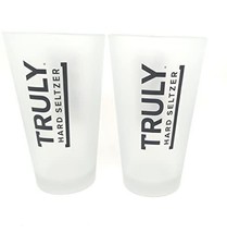 Truly Hard Seltzer Signature Frosted Pint Glass - Set of 2 - $27.67