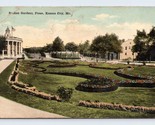 Sunken Gardens Paseo Kansas City Missouri MO 1917 DB Postcard B15 - $3.91