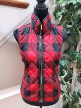 Old Navy Women&#39;s Red 100% Polyester Full Zip Front Casual Jacket Vest Si... - $26.00