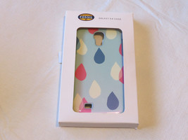 Fossil SL4648915 Ink Drop Case S4 Clear Blue Galaxy S4 Case phone NWT*^ - £11.54 GBP