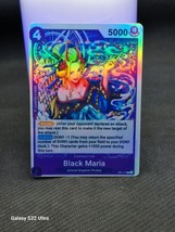 One Piece TCG Black Maria Custom Holographic Leader -
show original titl... - £5.47 GBP