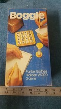 Vintage 1980 Boggle Hidden Word Game in Box Excellent Condition Complete - £10.61 GBP