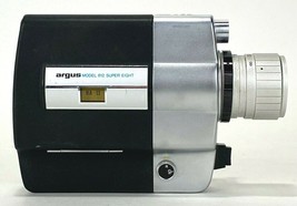 Vintage Argus Super Eight 8 MM Movie Camera Model 812 w/ Handel  - £18.47 GBP