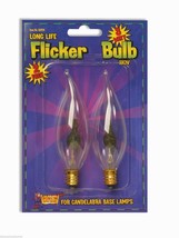 Flicker Light Bulb Halloween Party Accessory 3 Watt Standard Size - £6.78 GBP