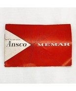 Vintage Ansco Memar 35mm Camera Instruction Manual Booklet  - $10.28 CAD