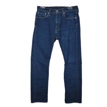 LEVI&#39;S 513 Men&#39;s 31x30 Straight Leg Jeans Dark Wash Stretch Denim RedTab Western - £19.63 GBP