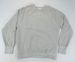 Gustin Sweatshirt Size XL Classic Gray USA Made Raglan Cotton Terry Jean... - $28.45