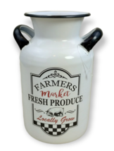 Farmers Market Fresh Produce Replica Milk Can 8 in Kitchen Utensil Holder (New) - £15.43 GBP