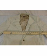 Mens Michael Kors 40R Linen Beige Two Button Sport Coat Jacket - €104,14 EUR