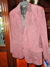 Roberto Cavalli Burgundy Leather Jacket Mens Size 50 - £2,010.69 GBP