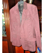 Roberto Cavalli Burgundy Leather Jacket Mens Size 50 - $3,419.26 CAD