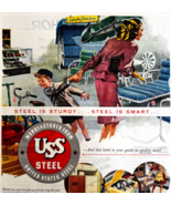 1947 USS Steel Manufacturing Advertisement Industrial Home Vintage DWWW9 - $564.13 MXN