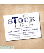 Stock the Bar Invitation printable/Digital File/Stock the Bar Party, Shower - $14.95
