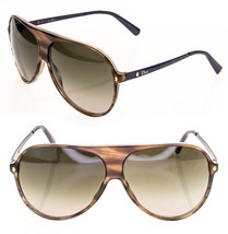 Christian Dior Tahuata Les Marquises Brown Purple Aviator Unisex Pilot Sunglass - £264.45 GBP