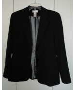 WORTHINGTON WORKS LADIES BLACK 2-BUTTON BLAZER-6-LINED-POLY/RAYON/SPANDE... - $223.90 MXN