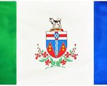 Yukon - 3'X6' Nylon Flag - Nylon, Without Fringe, Grommets, Dyed - $80.40