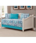 Mk Collection 5 Pc. Daybed With Quilted Floral Medallion In Turquoise,, ... - $61.64 CAD