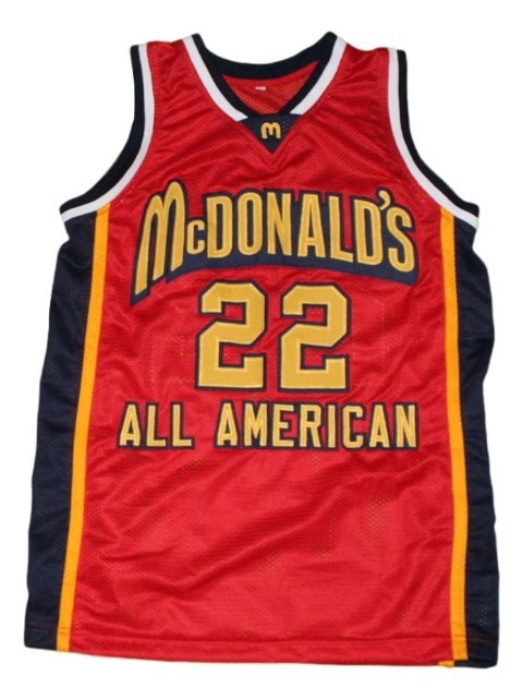 Carmelo anthony  22 mcdonald s all american new men basketball jersey red   1