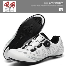 Men Speed Cycling Sneakers Mtb Shoes Flat Pedal Mountain Biking Spd Road... - $95.71
