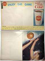Vintage 1960&#39;s Unused Coca Cola High School Basketball Program - £4.71 GBP