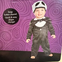 Jack Skellington Baby Costume Sz 6-12 Months New - £11.32 GBP