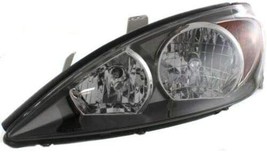 Headlight For 2002-2004 Toyota Camry Left Driver Side Black Housing Clear Lens - $128.30