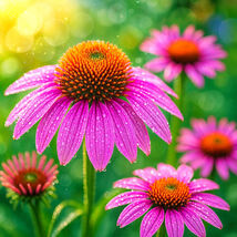 200 Purple Coneflower Echinacea Seeds Bee Bird Magnet  - $6.18