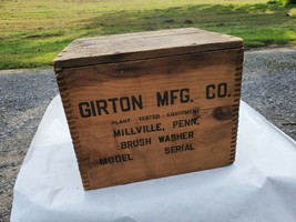 Vintage/Antique Girton MFG. Co. Millville PA. Wood Box - $129.99