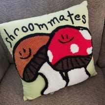 Shroommates Throw Pillow Urban Outfitters UO Decor - £38.21 GBP