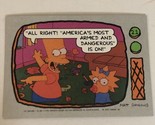 The Simpson’s Trading Card 1990 #21 Bart &amp; Maggie Simpson - £1.57 GBP