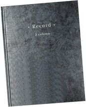 Sophisticated 2-Column Accounting Ledger with Sewn Binding - Office Esse... - $29.65