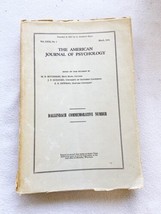 (Signed) Dallenbach Commemor... The American Journal of Psychology Vol LXXI No 1 - £27.17 GBP