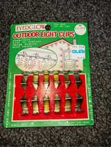 VINTAGE Christmas Display Decor Light Clips-NEW Everglow Outdoor Japan - £4.88 GBP