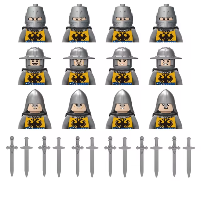 1Set Military Building Blocks Medieval Solider Figures Gifts Toys 1806 - $26.99