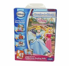 Disney Cinderella &amp; Sleeping Beauty - 2 Books &amp; Cartridge Vtech Create-A-Story - £4.71 GBP