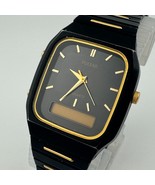 VTG Pulsar Analog Digital Watch V041-5110 Men Black Rectangle ~ For Part... - €32,59 EUR