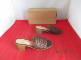 Journee Collection Fylicia Woven Slide Sandals $49 - US Size 6 - Brown -... - $19.79