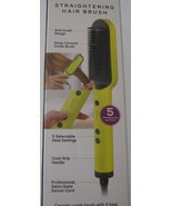 Sleek Labs Ceramic Straightening Hair Brush Blow Dry 5-Selectable Heat S... - £13.08 GBP