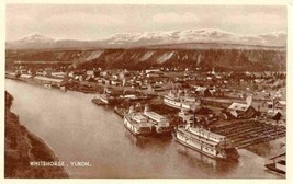 Paddle Steamers on River White Horse Yukon Canada postcard - £5.14 GBP