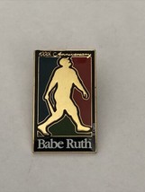 1995 BABE RUTH 100TH ANNIVERSARY VINTAGE PIN BACK OFFICIALLY LICENSED YA... - £7.05 GBP