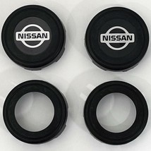 1994-1995 Nissan Pathfinder 4x4 # 62313 Wheel / Rim Black Center Caps USED SET/4 - £86.52 GBP